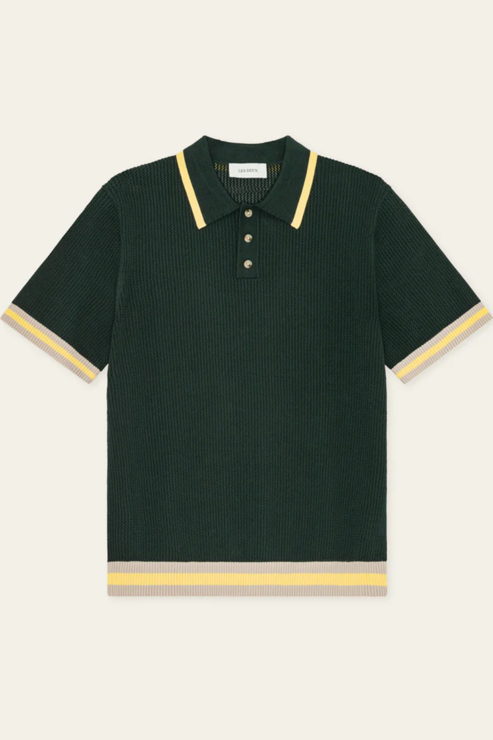 LES DEUX LACE KNITTED POLO 1001847