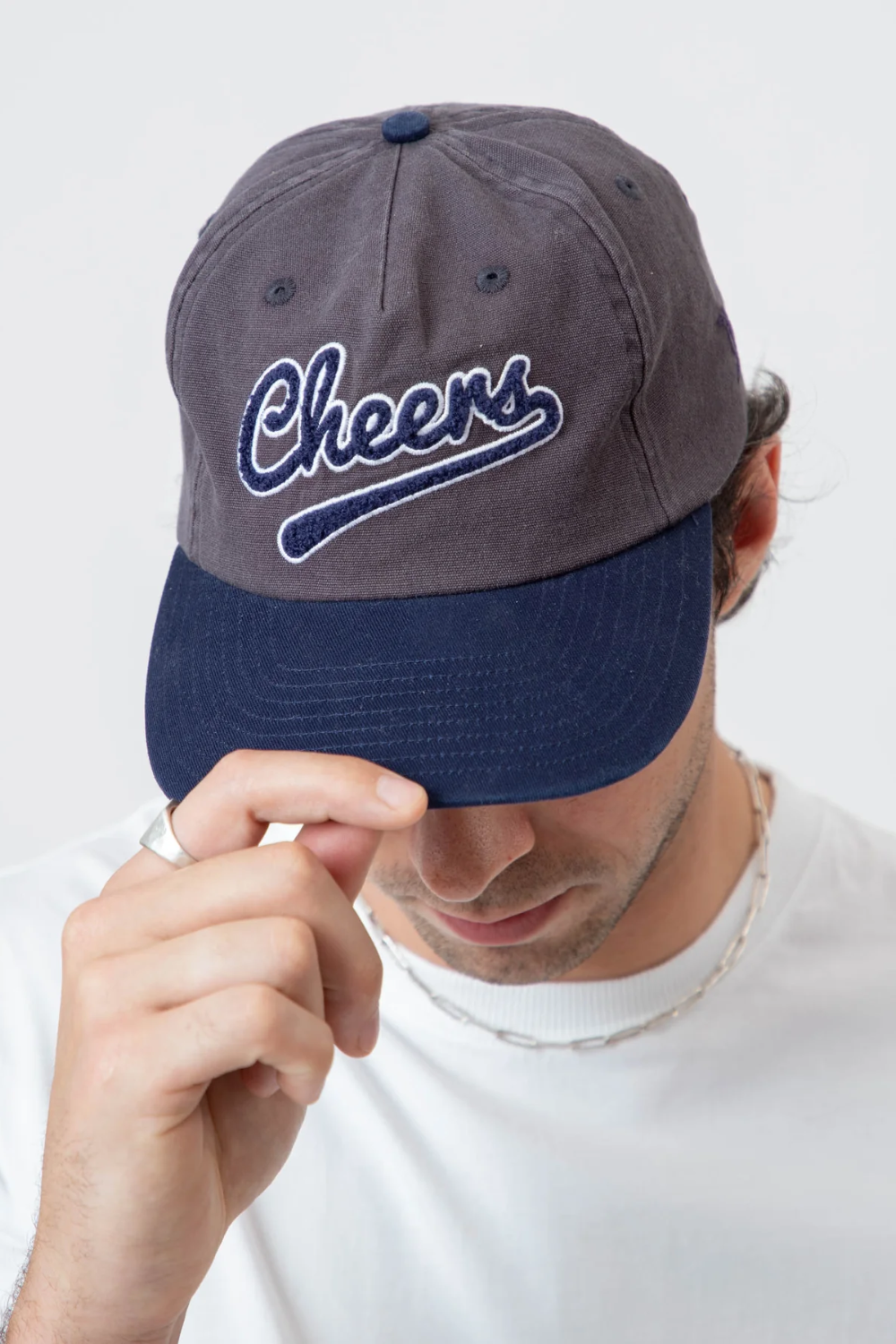 MR SIMPLE CHEERS UNSTRUCTURED 5 PANEL BASEBALL CAP M12631102