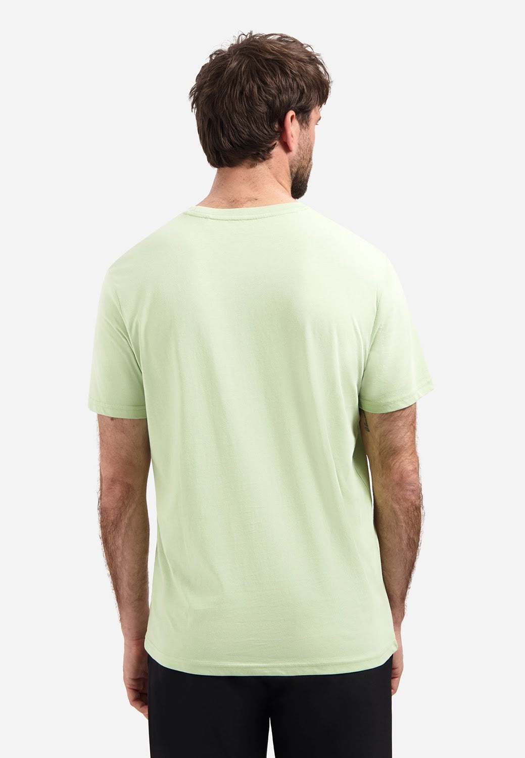 No Excess Solid Crew Neck Tee in Green