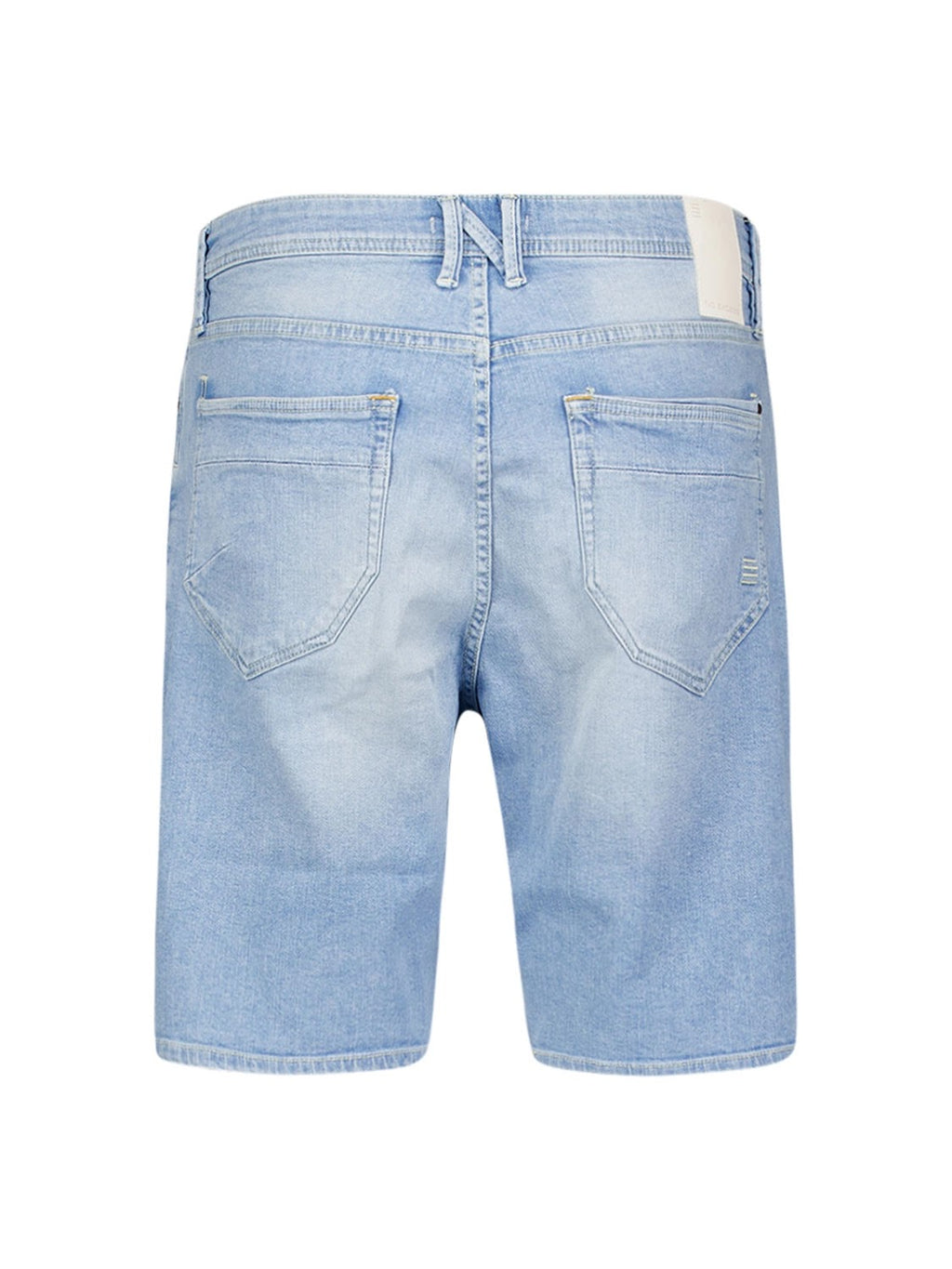 No Excess Relaxed Fit Denim Short in Bleach Denim