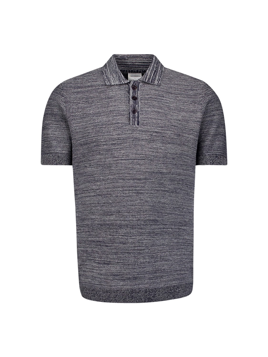 No Excess Knit Polo in Night