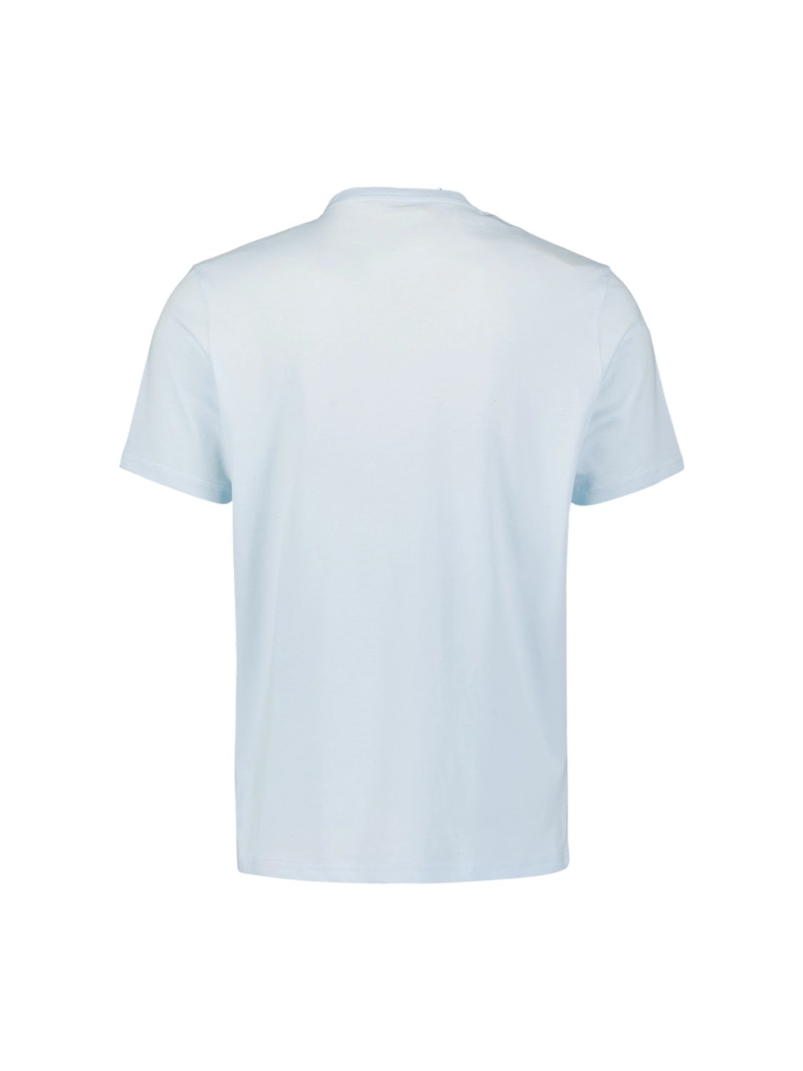 No Excess Solid Crew Neck Tee in Sky