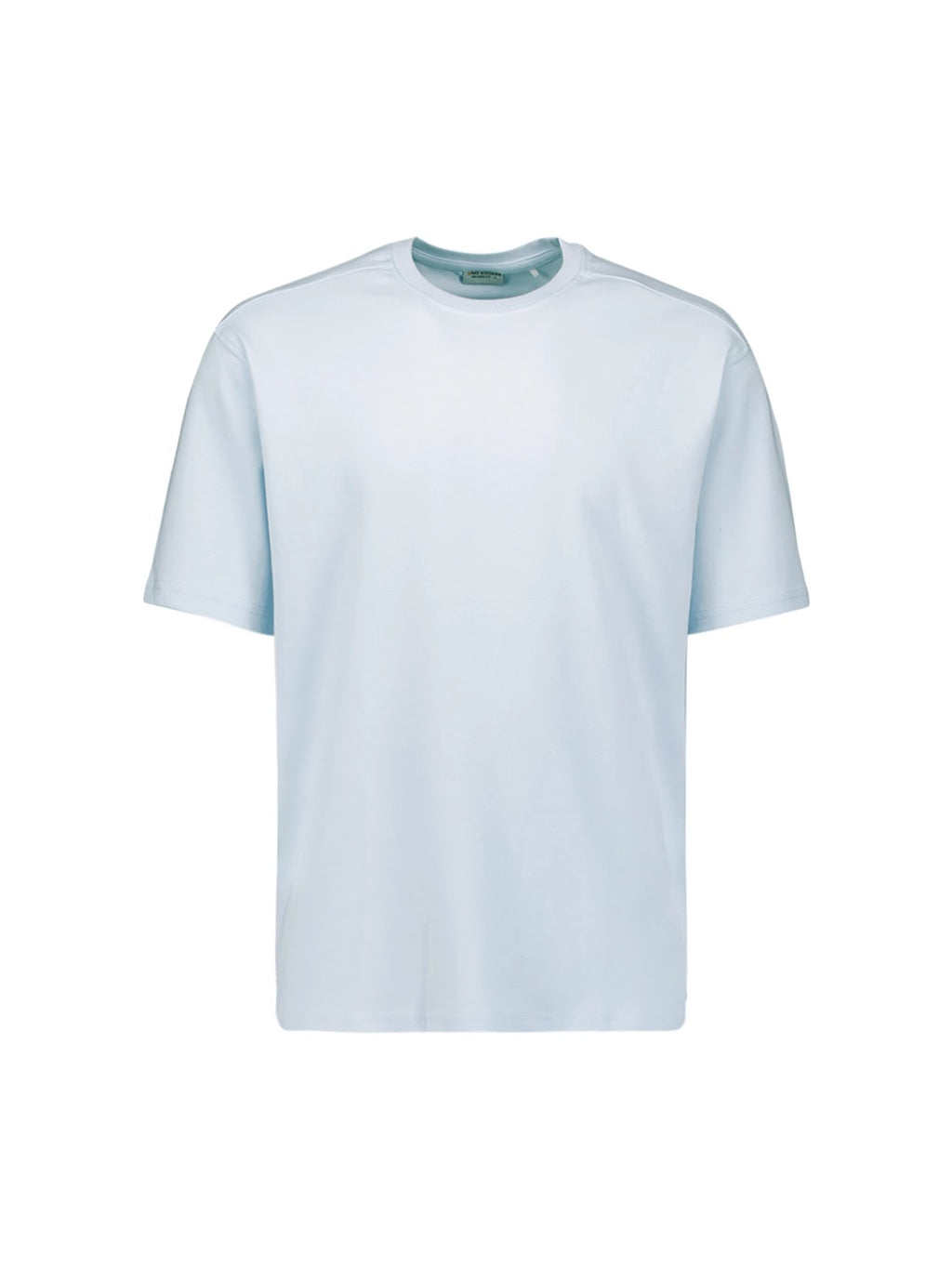 No Excess Relaxed Fit Solid Crew Neck Tee in Sky