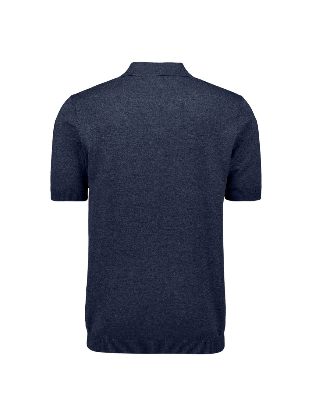 No Excess Johnny Collar Knit Polo in Night