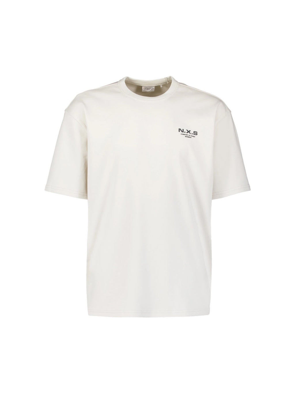 No Excess Logo Relaxed Fit Crew Neck Tee in Kit
