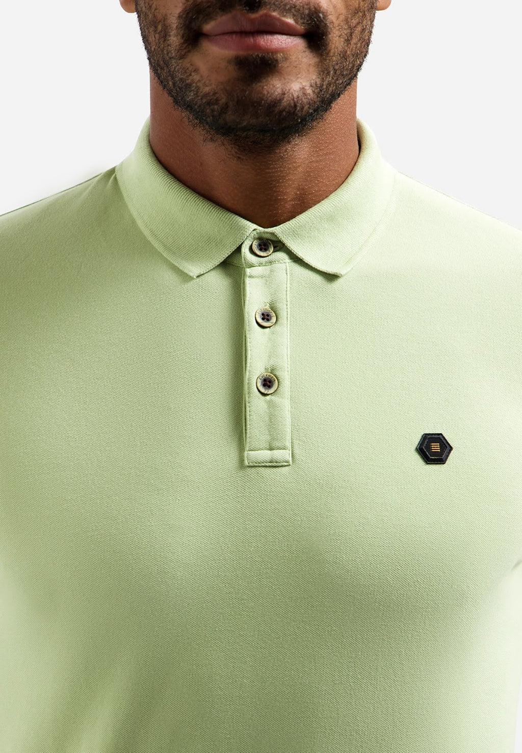 No Excess Stretch Polo in Green