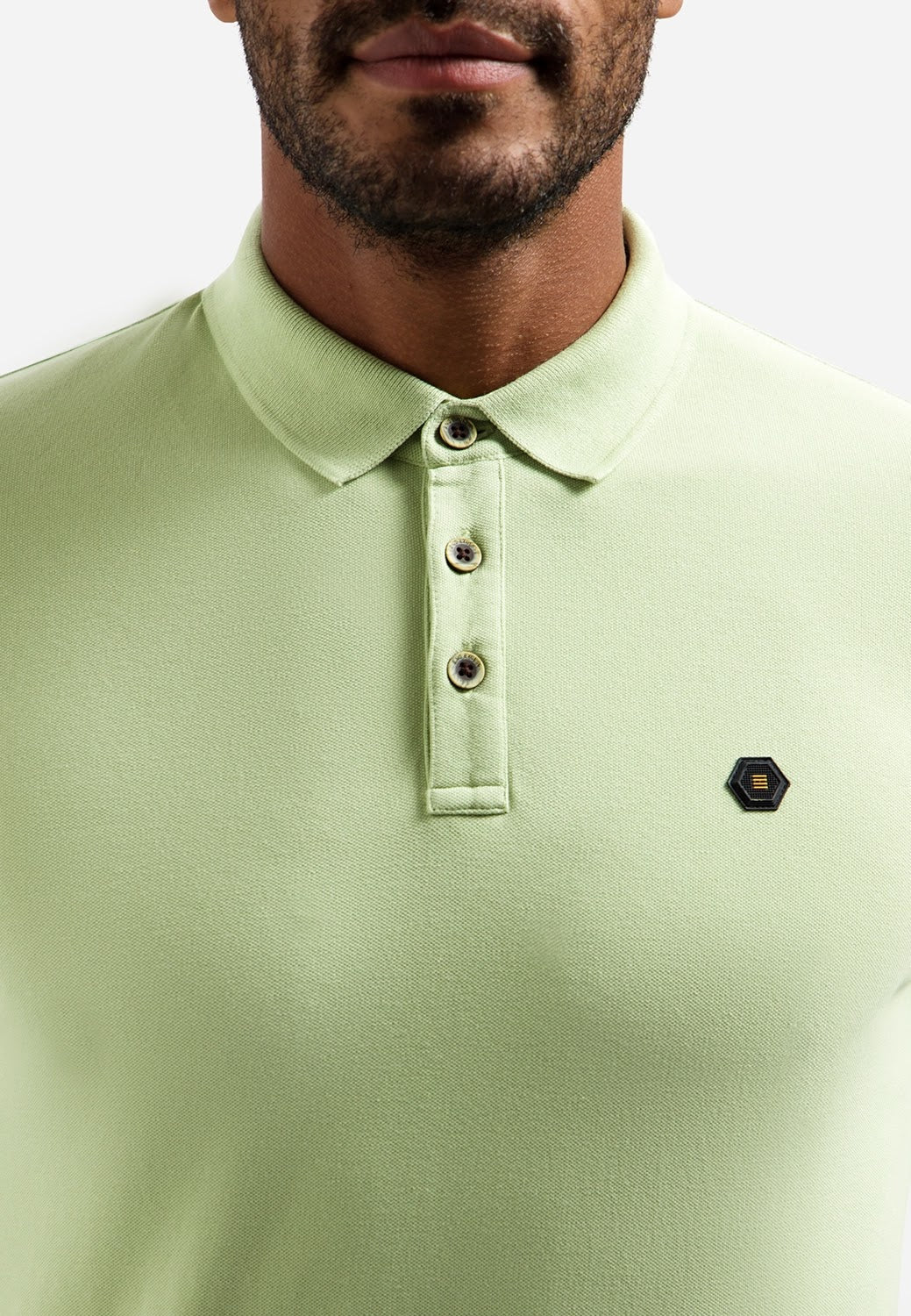 No Excess Stretch Polo in Green