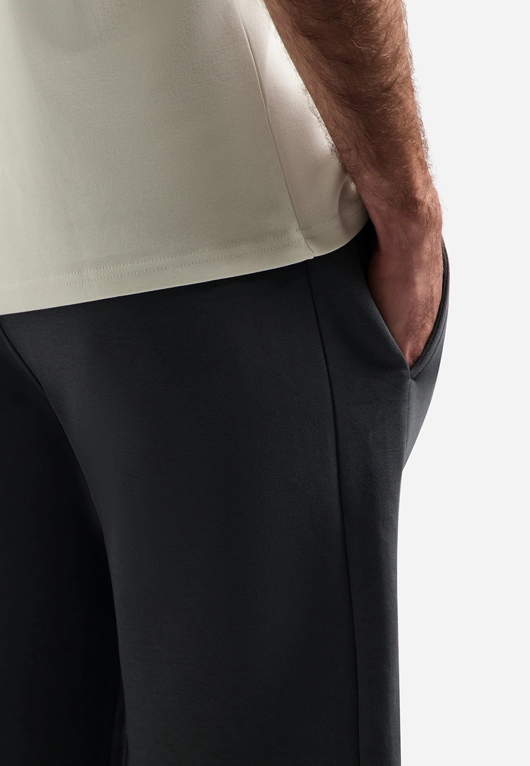 No Excess Stretch Jersey Short in Dark Steel