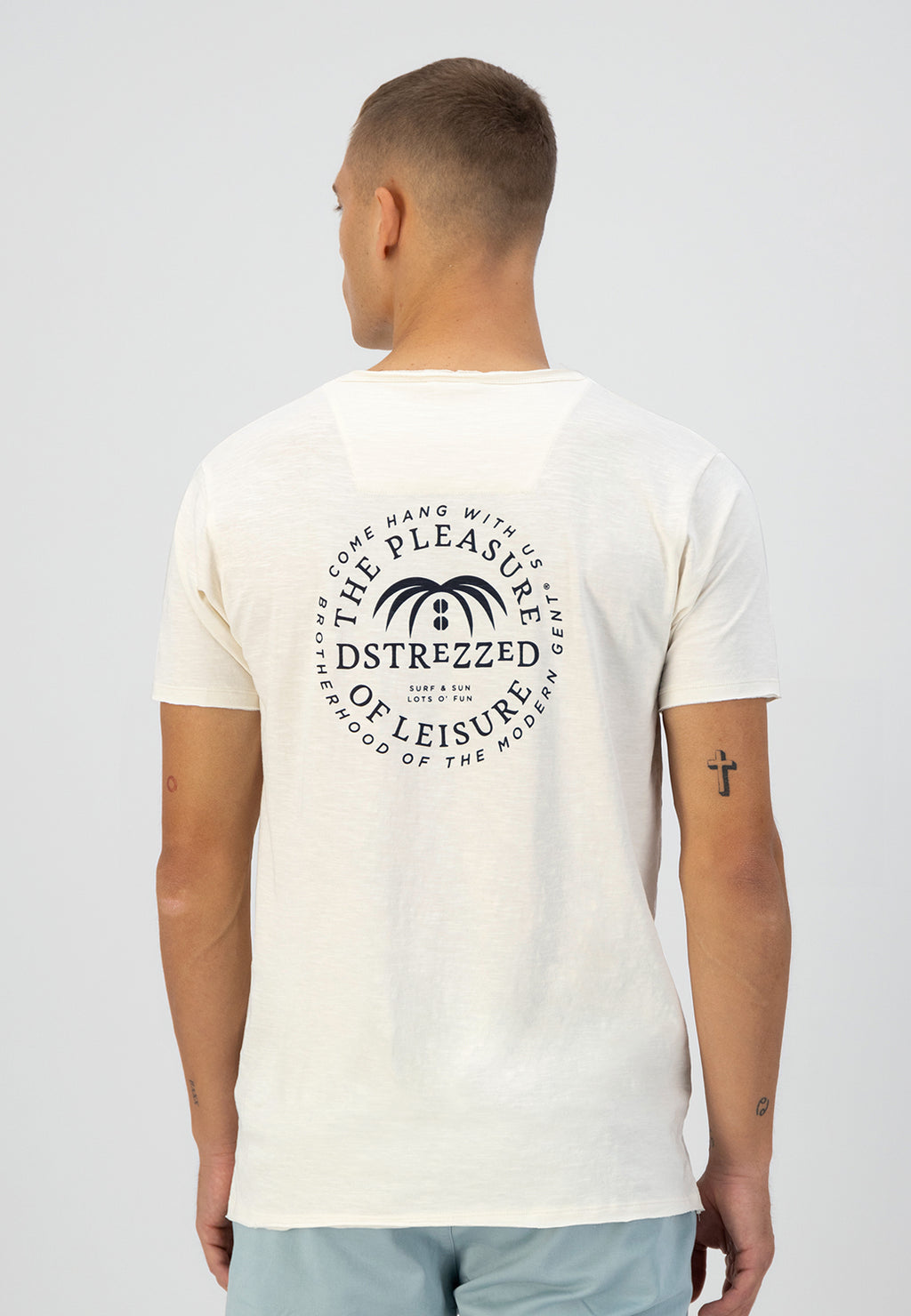 DSTREZZED MCQUEEN GRAPHIC SLUB JERSEY T-SHIRT 202880