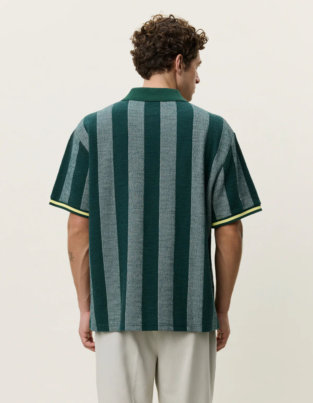 LES DEUX STRIPE JACQUARD FOOTBALL JERSEY 1001968