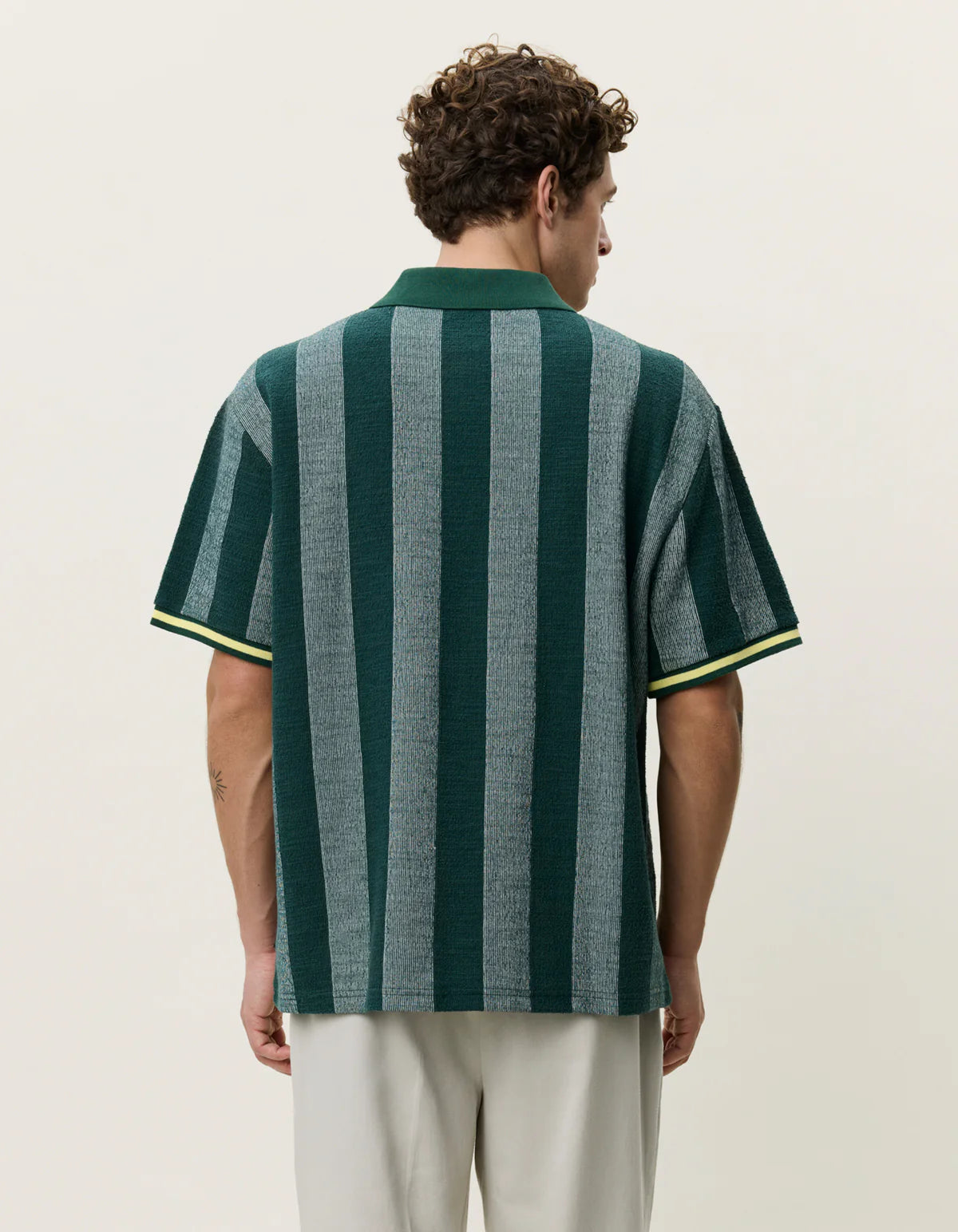 LES DEUX STRIPE JACQUARD FOOTBALL JERSEY 1001968