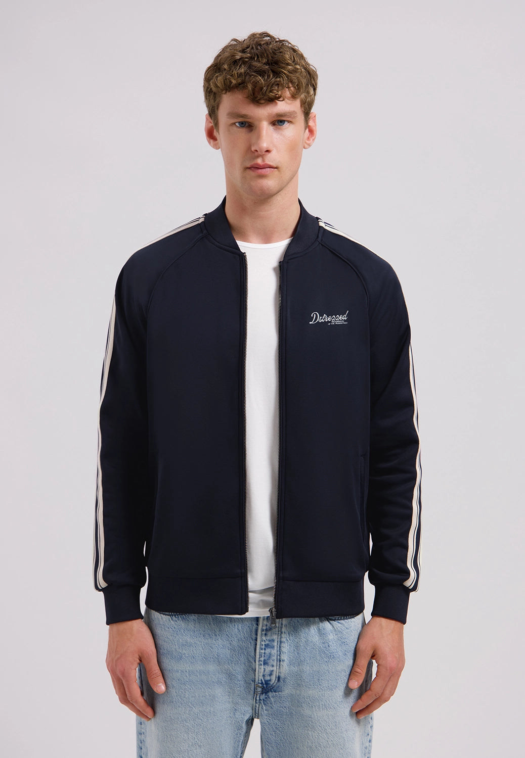 DSTREZZED KJEL VEST ZIP THRU TRACK JACKET 211712