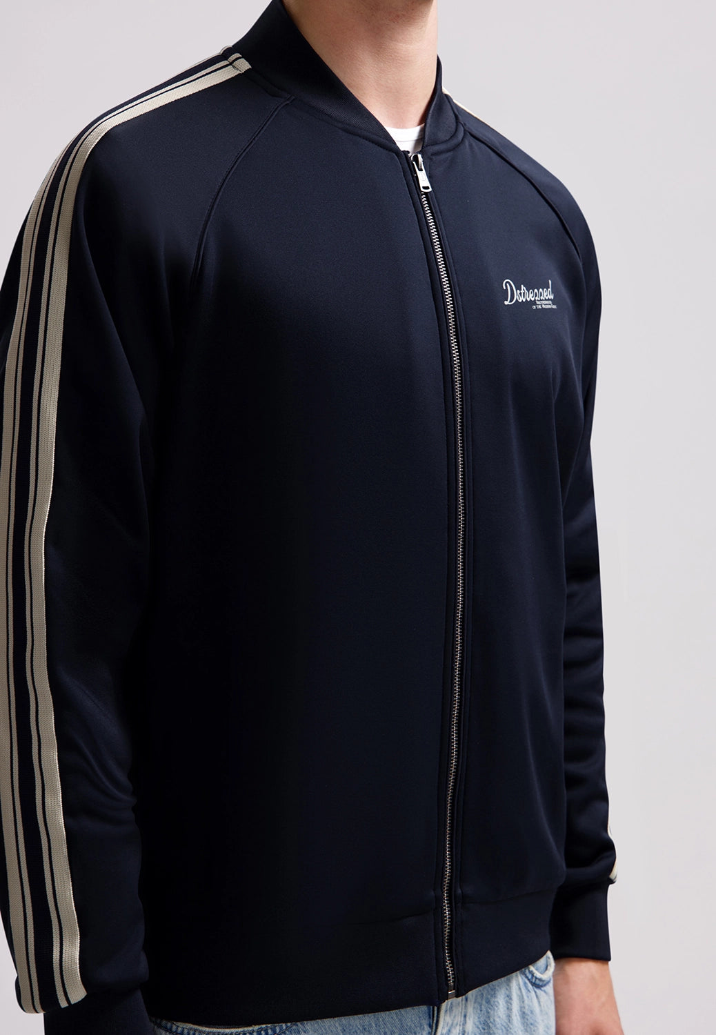 DSTREZZED KJEL VEST ZIP THRU TRACK JACKET 211712