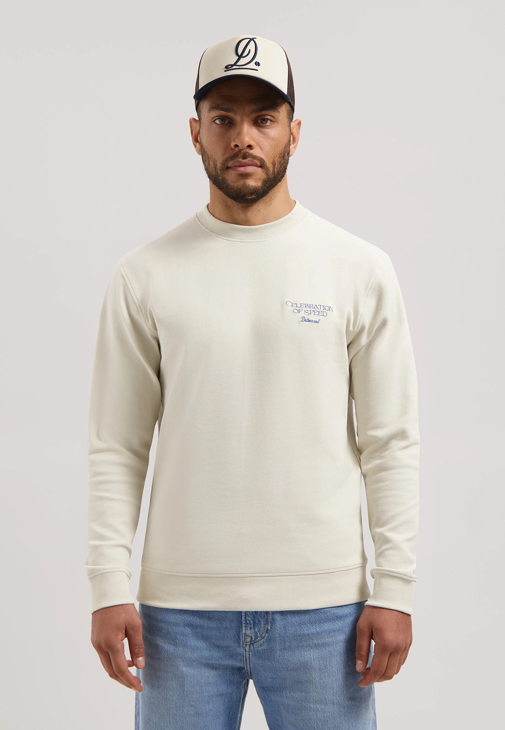 DSTREZZED KARAS ARTWORK CREW SWEATSHIRT 211810