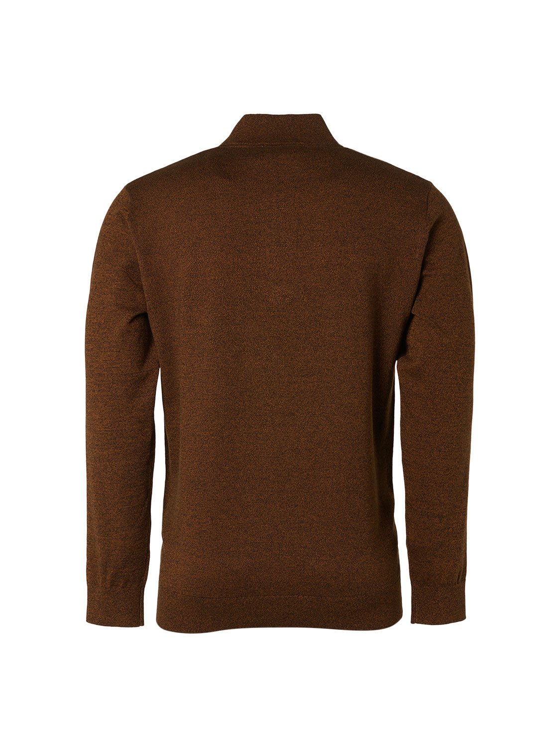 NO EXCESS PULLOVER 2 COLOURED MELANGE HALF ZIP 21210885SN