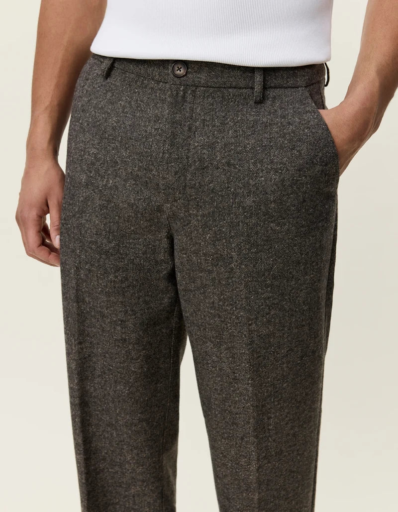 LES DEUX WOOL MELANGE SLACK TROUSER 1002185