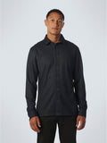 NO EXCESS STRETCH JERSEY INDIGO LOOK L/S SHIRT 21410986