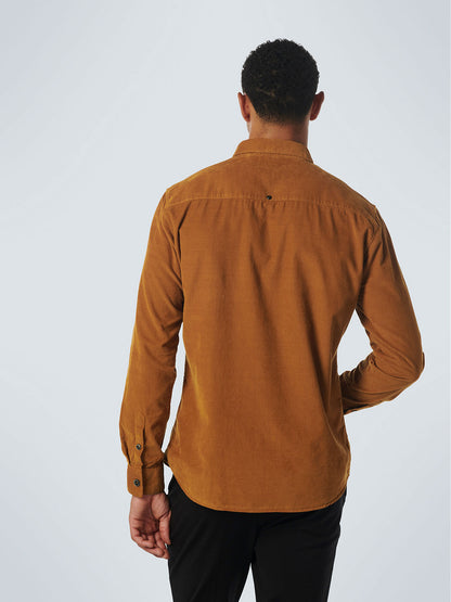 NO EXCESS SOLID CORDUROY 2 POCKET L/S SHIRT 21430837SN