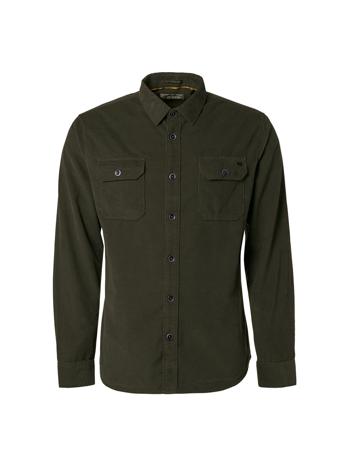 NO EXCESS SOLID CORDUROY 2 POCKET L/S SHIRT 21430837SN