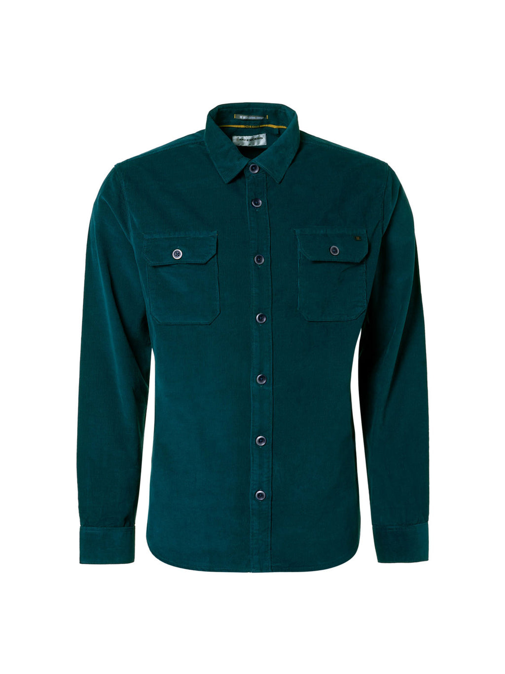 NO EXCESS SOLID CORDUROY 2 POCKET L/S SHIRT 21430837SN