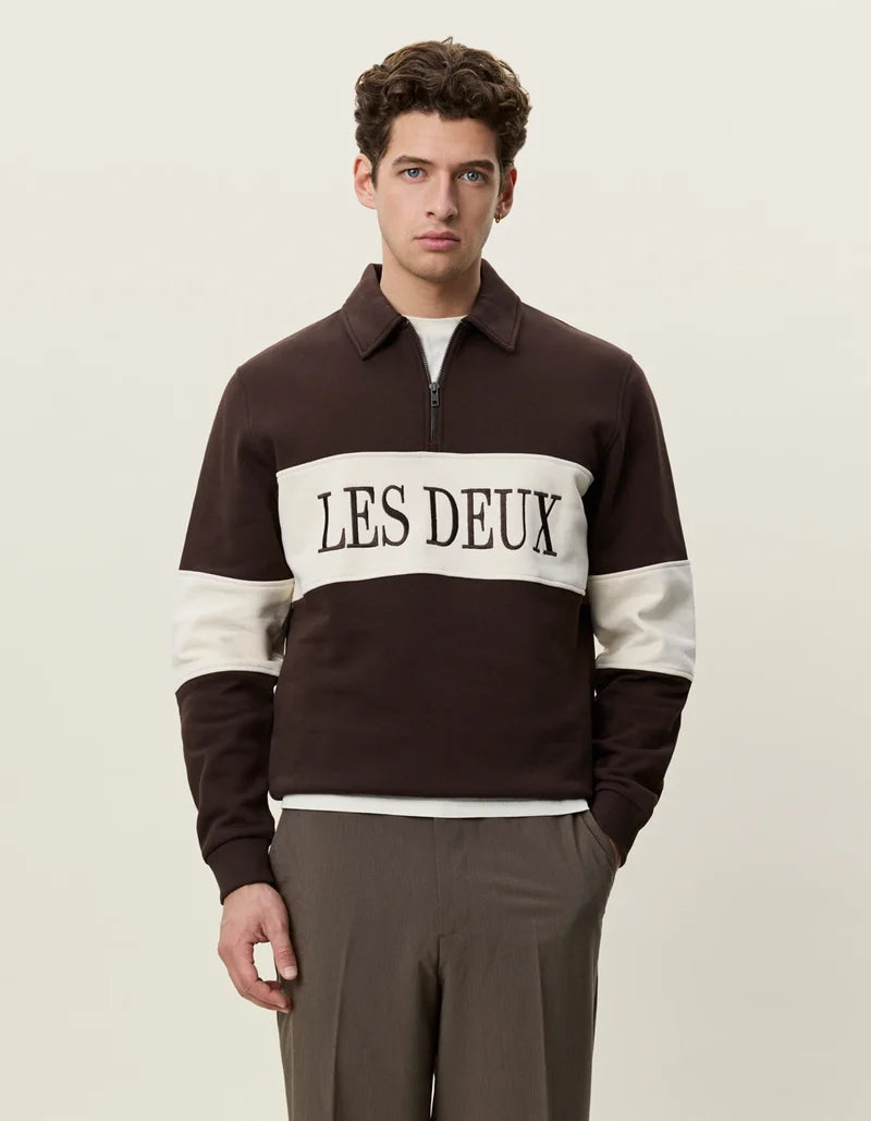 LES DEUX ZIPPER RUGBY SWEATSHIRT 1002492