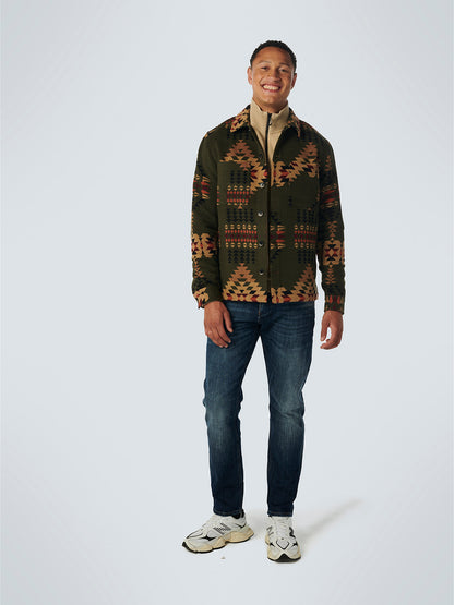 NO EXCESS PATTERN OVERSHIRT 21510905