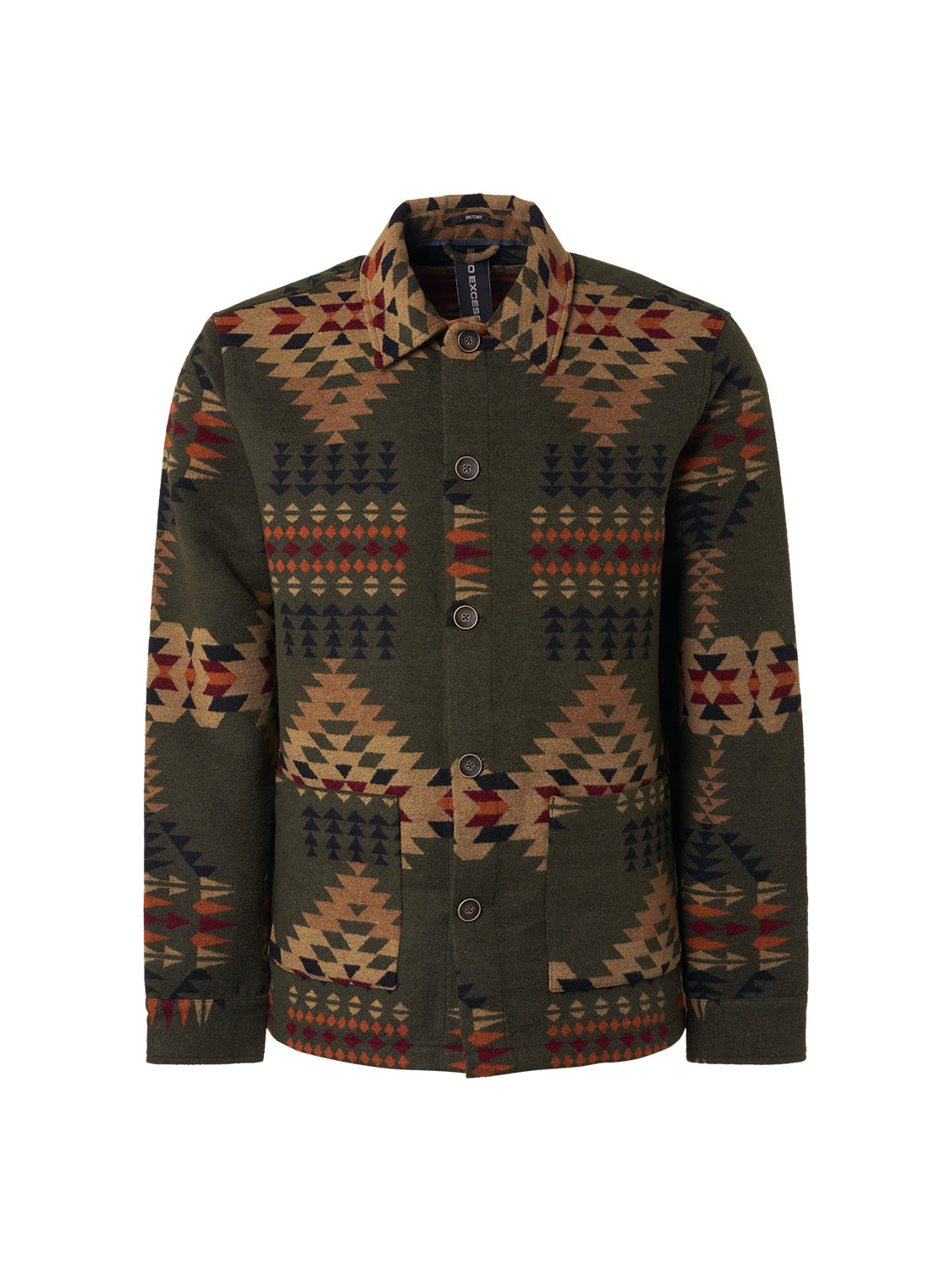 NO EXCESS PATTERN OVERSHIRT 21510905