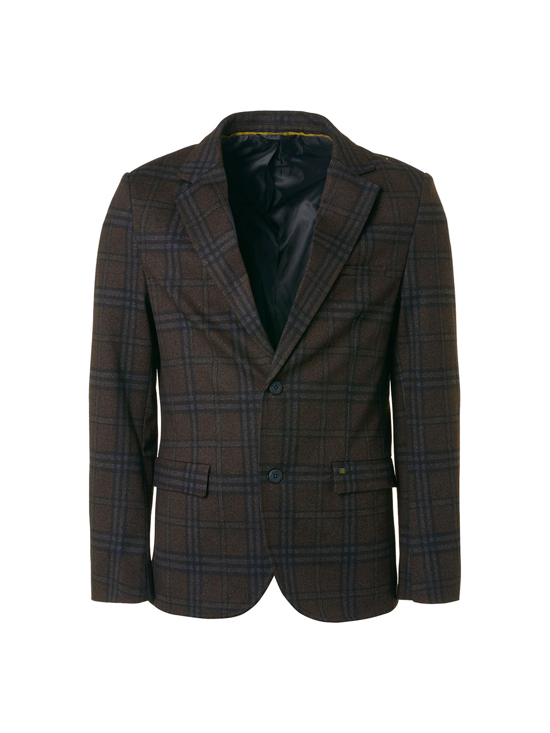 NO EXCESS JERSEY STRETCH CHECK BLAZER 21910906