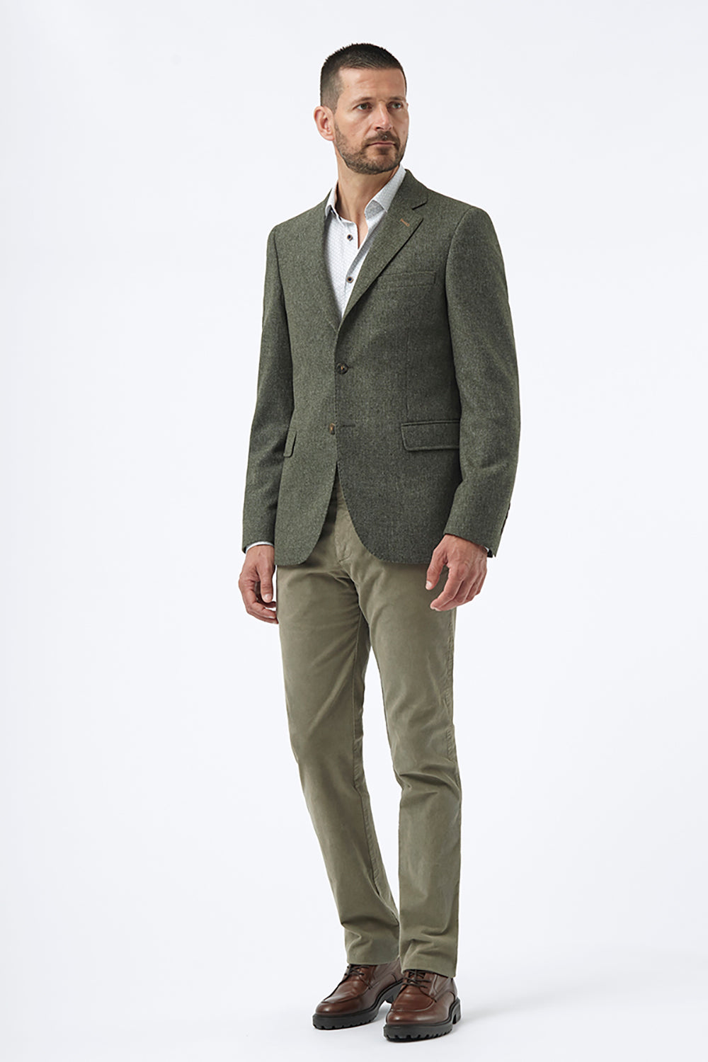 FLORENTINO WOOL BLEND TEXTURED BLAZER 320301