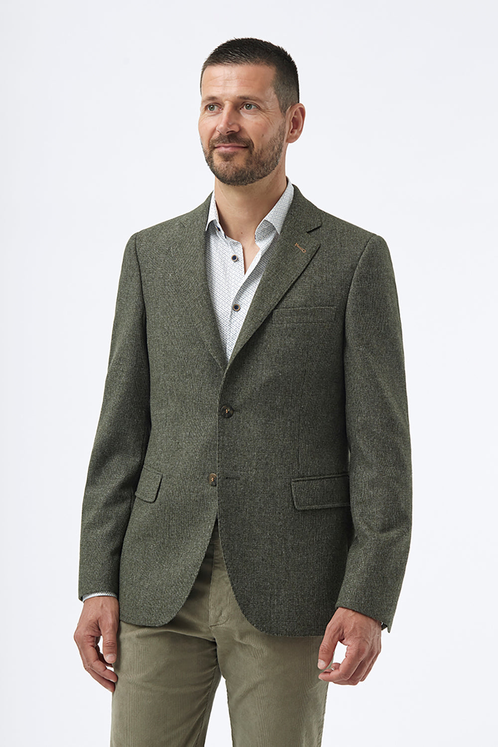 FLORENTINO WOOL BLEND TEXTURED BLAZER 320301