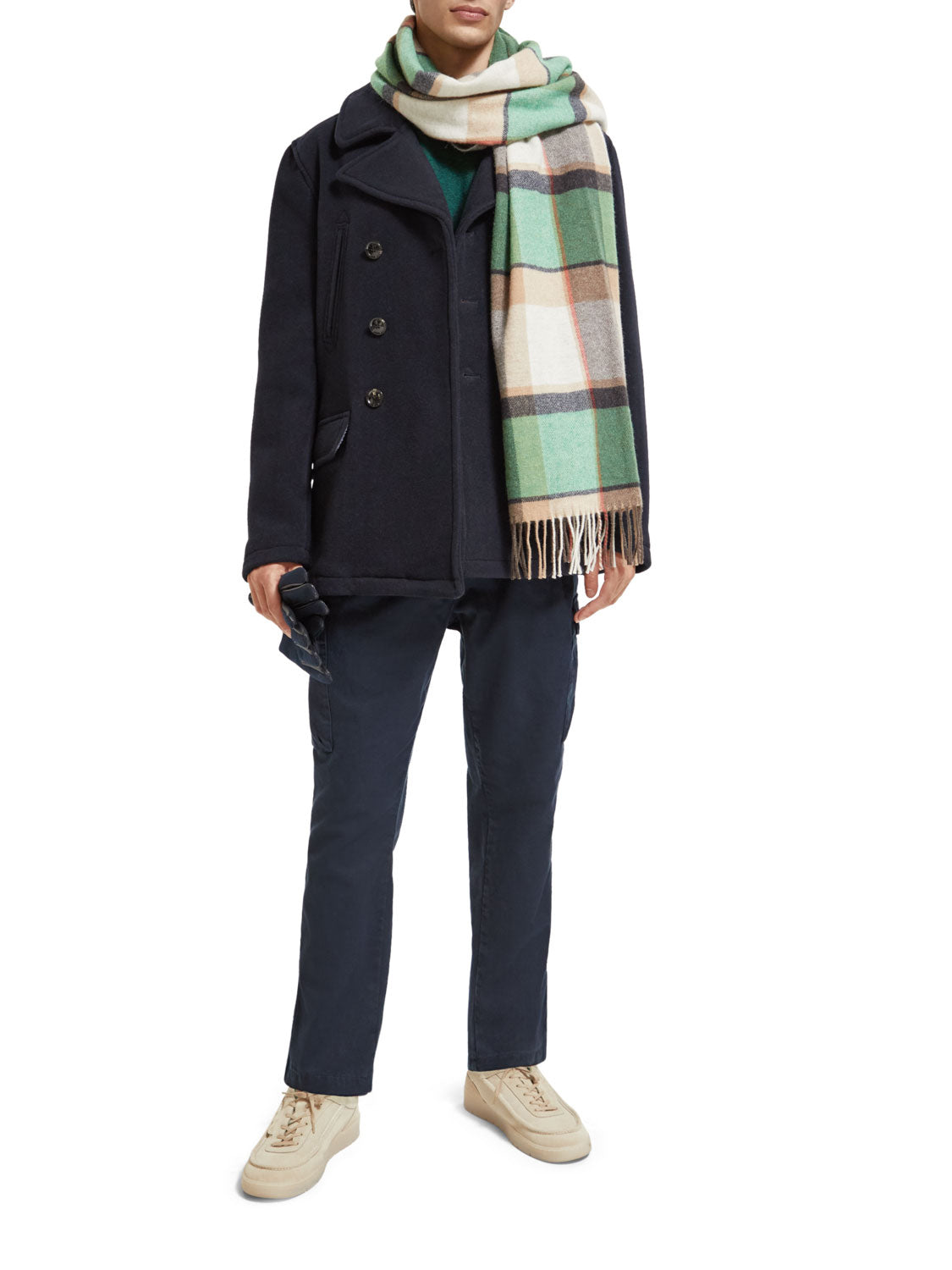 SCOTCH & SODA WOOL BLEND PEACOAT 174398