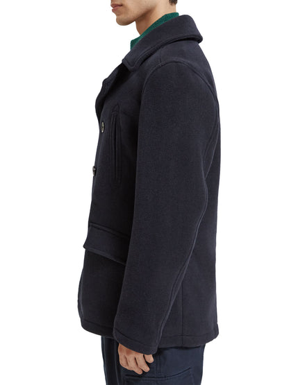 SCOTCH & SODA WOOL BLEND PEACOAT 174398