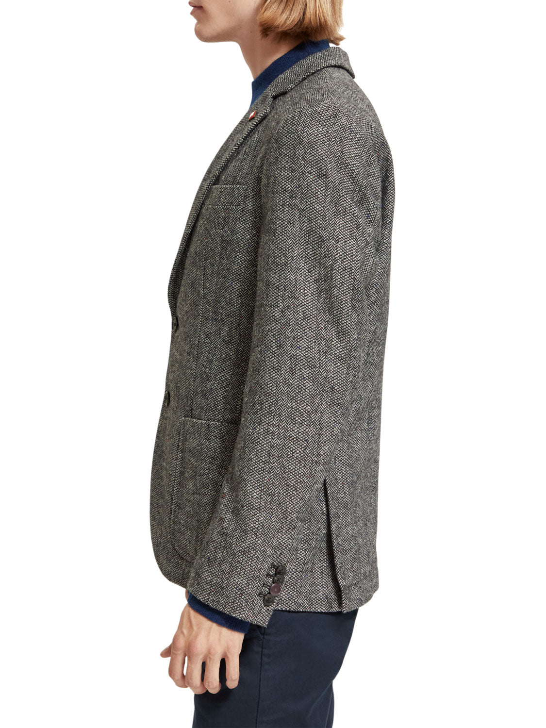 SCOTCH & SODA HERRINGBONE TWEED BLAZER 174452