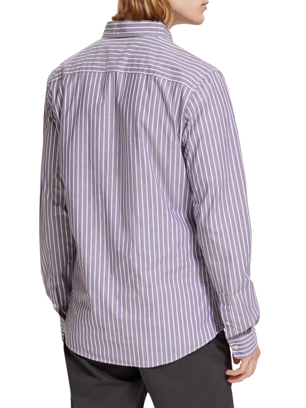 SCOTCH & SODA ESSENTIAL POPLIN STRIPE SHIRT 174521