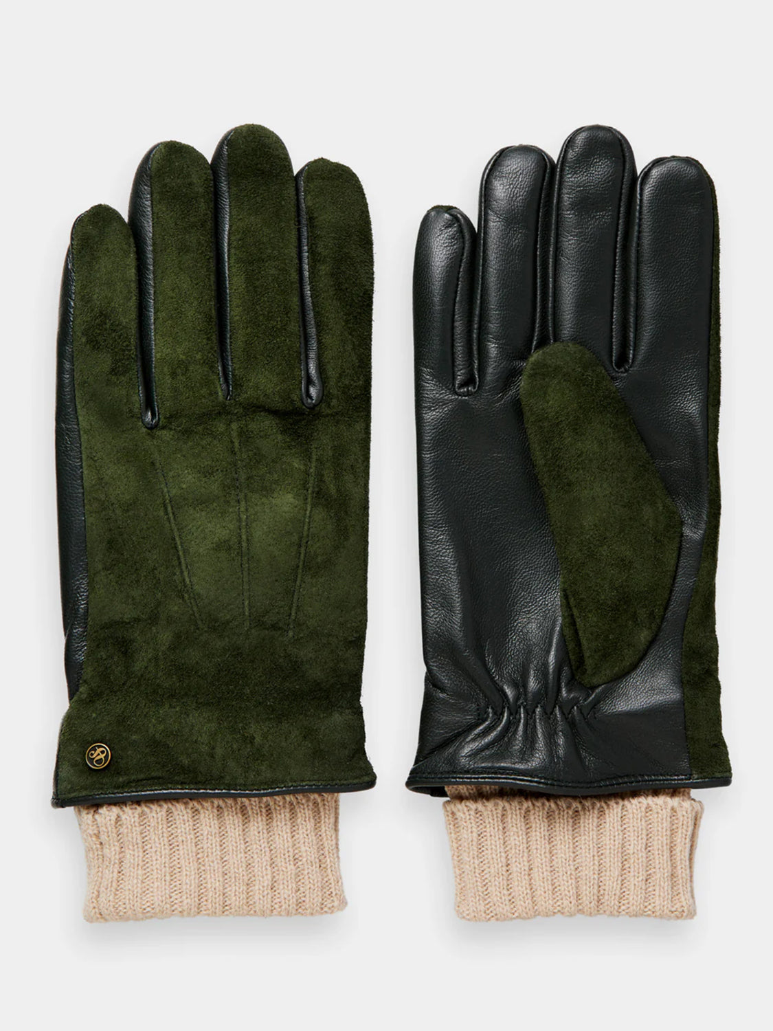 SCOTCH & SODA LEATHER AND SUEDE GLOVES 175279