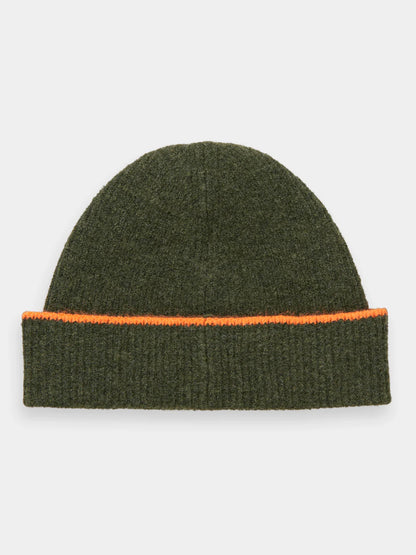 SCOTCH & SODA SOFT RIB KNIT BEANIE 174886