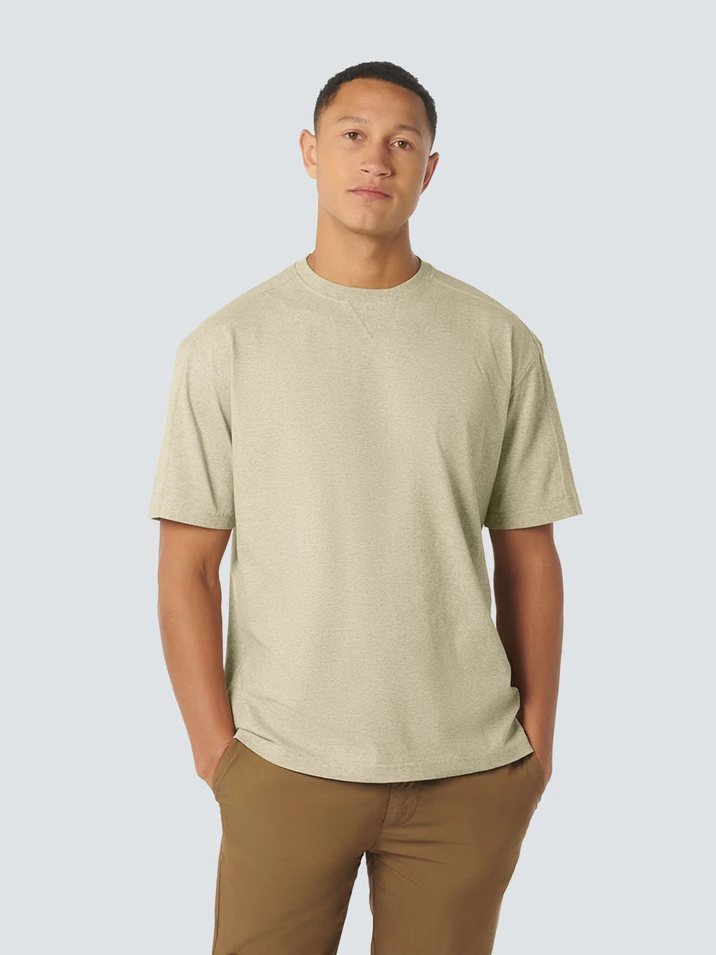 NO EXCESS RELAXED FIT MARLE CREWNECK T-SHIRT 23350228