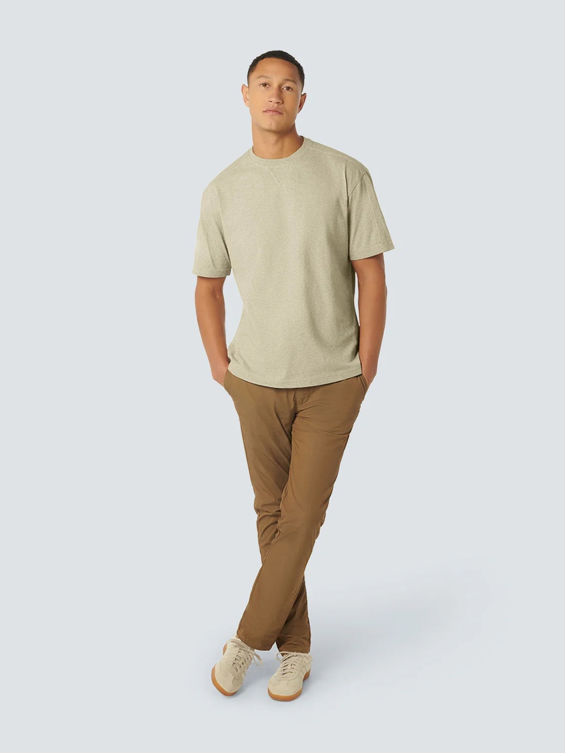 NO EXCESS RELAXED FIT MARLE CREWNECK T-SHIRT 23350228