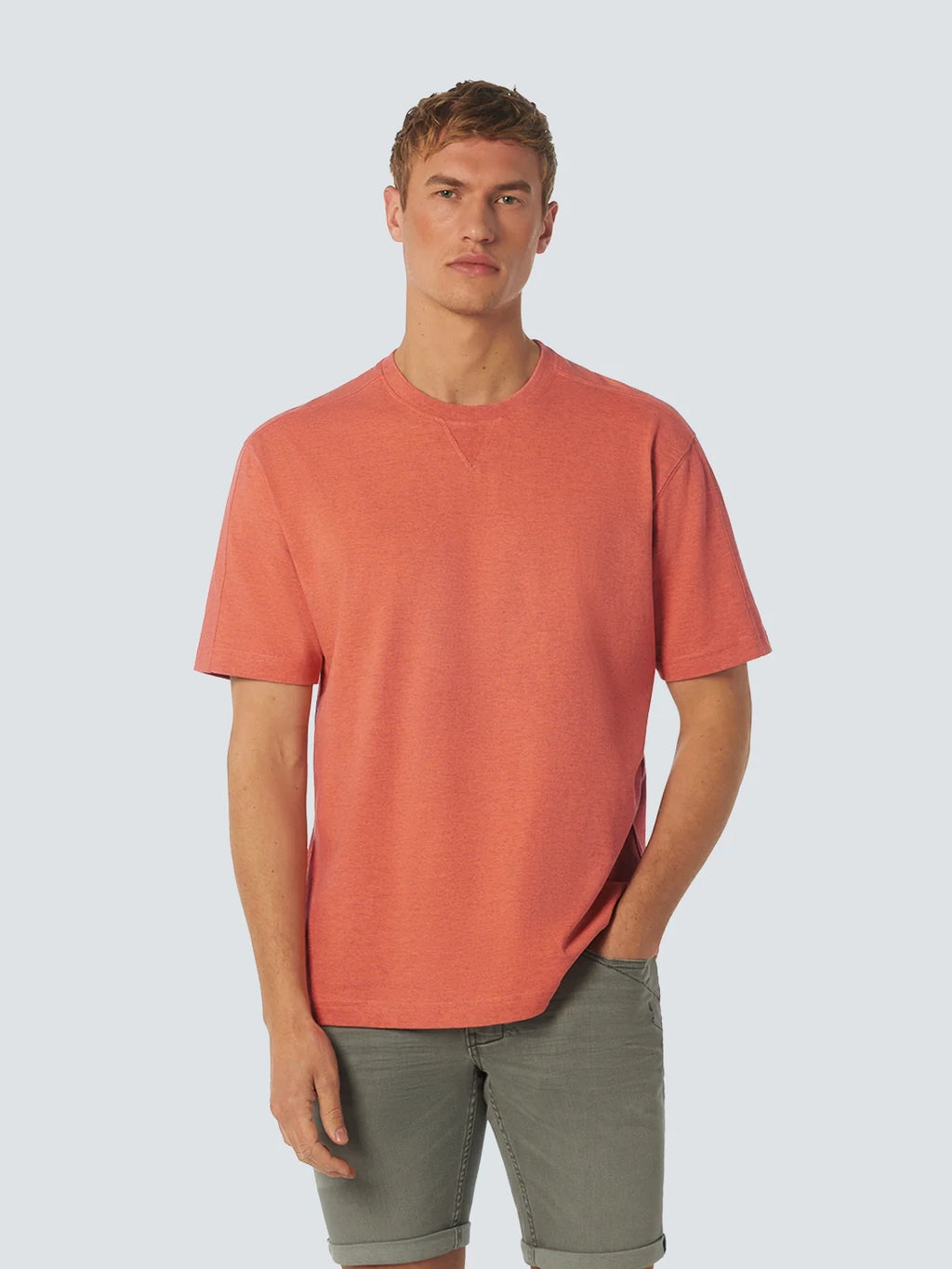 NO EXCESS RELAXED FIT MARLE CREWNECK T-SHIRT 23350228