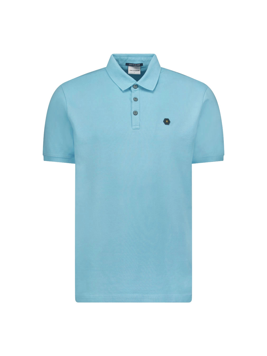 NO EXCESS STRETCH PIQUE COTTON SOLID POLO 23380101SN