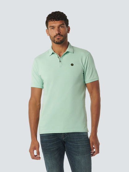 NO EXCESS STRETCH PIQUE COTTON SOLID POLO 23380101SN