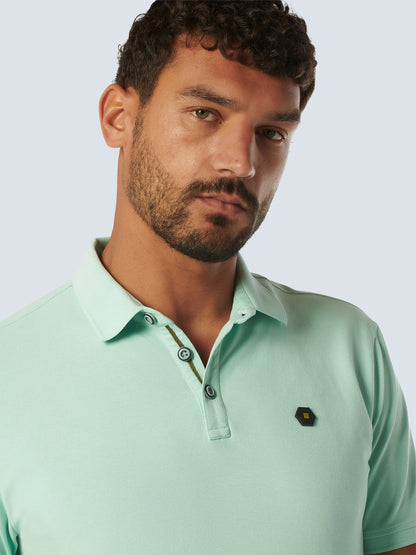 NO EXCESS STRETCH PIQUE COTTON SOLID POLO 23380101SN