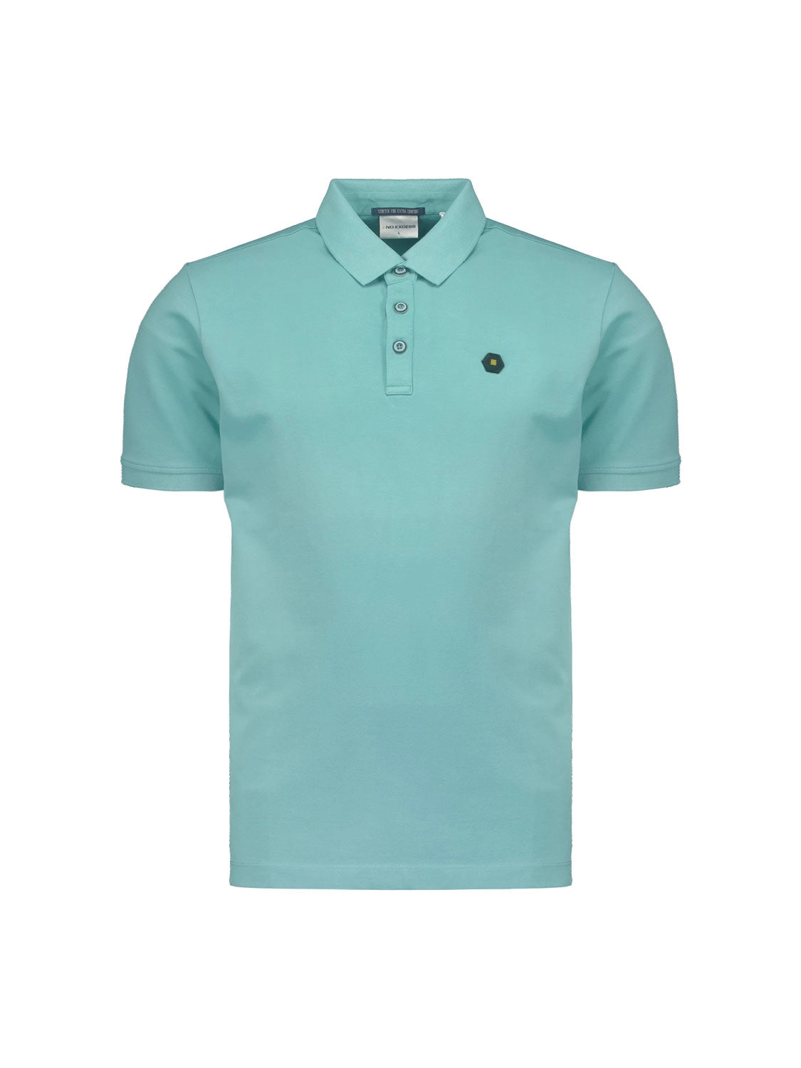 NO EXCESS STRETCH PIQUE COTTON SOLID POLO 23380101SN