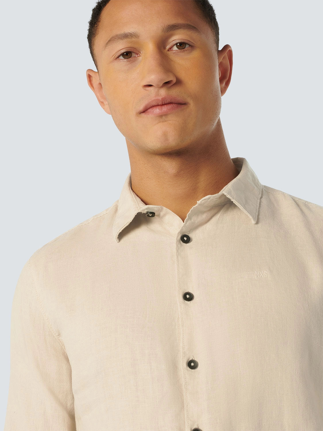 NO EXCESS PURE LINEN L/S SHIRT 23470213SN