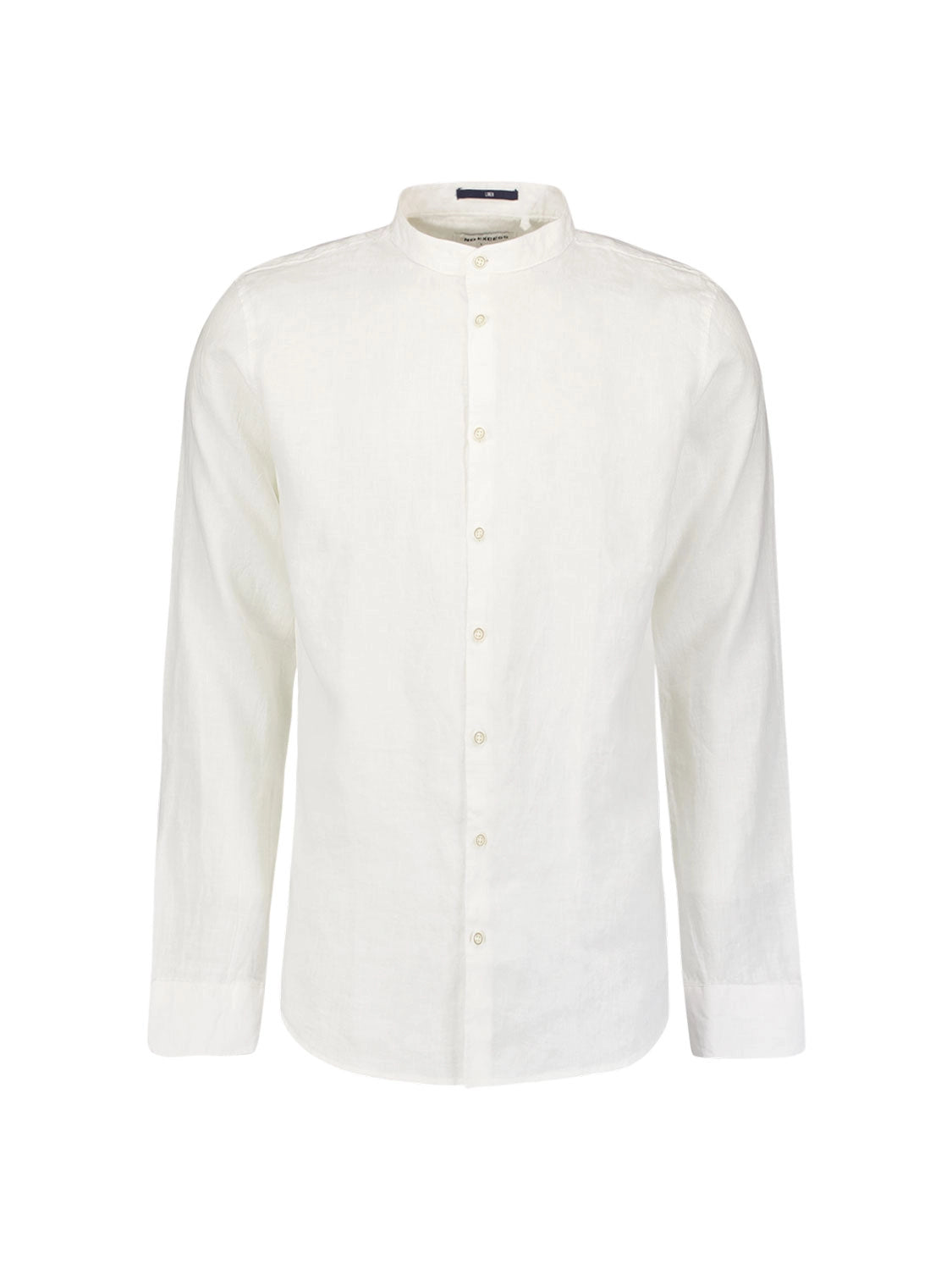 NO EXCESS PURE LINEN GRANDAD COLLAR L/S SHIRT 23470214SN