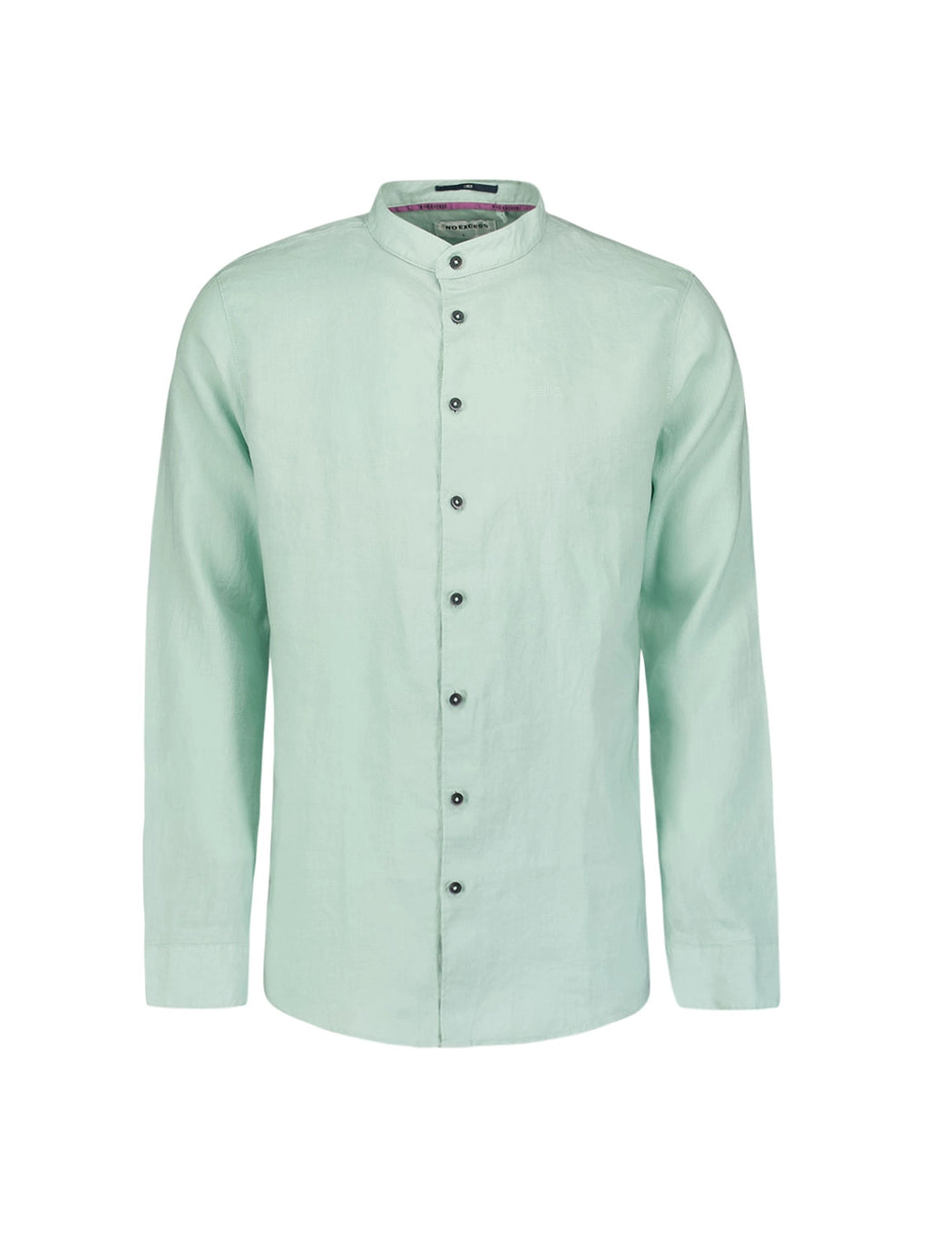 NO EXCESS PURE LINEN GRANDAD COLLAR L/S SHIRT 23470214SN