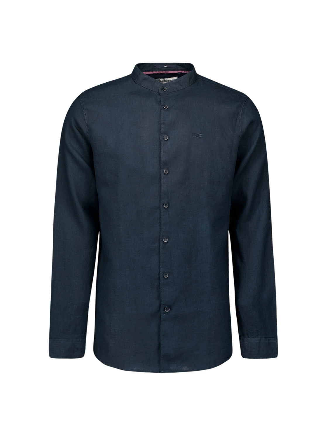 NO EXCESS PURE LINEN GRANDAD COLLAR L/S SHIRT 23470214SN