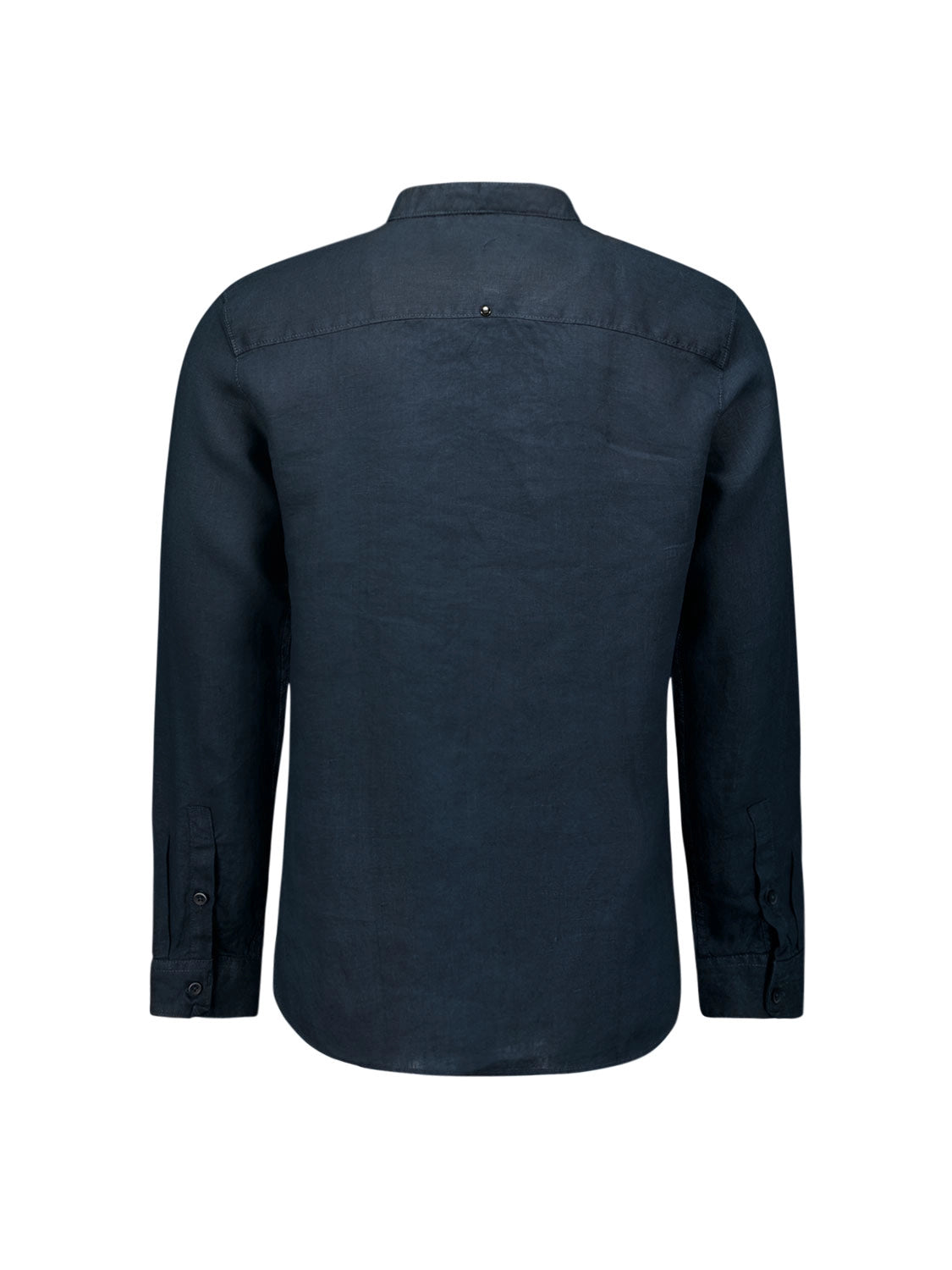 NO EXCESS PURE LINEN GRANDAD COLLAR L/S SHIRT 23470214SN