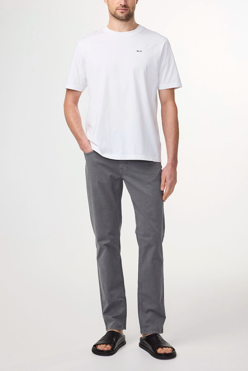 NN07 ADAM PIMA COTTON EMBROIDERED TSHIRT 3209