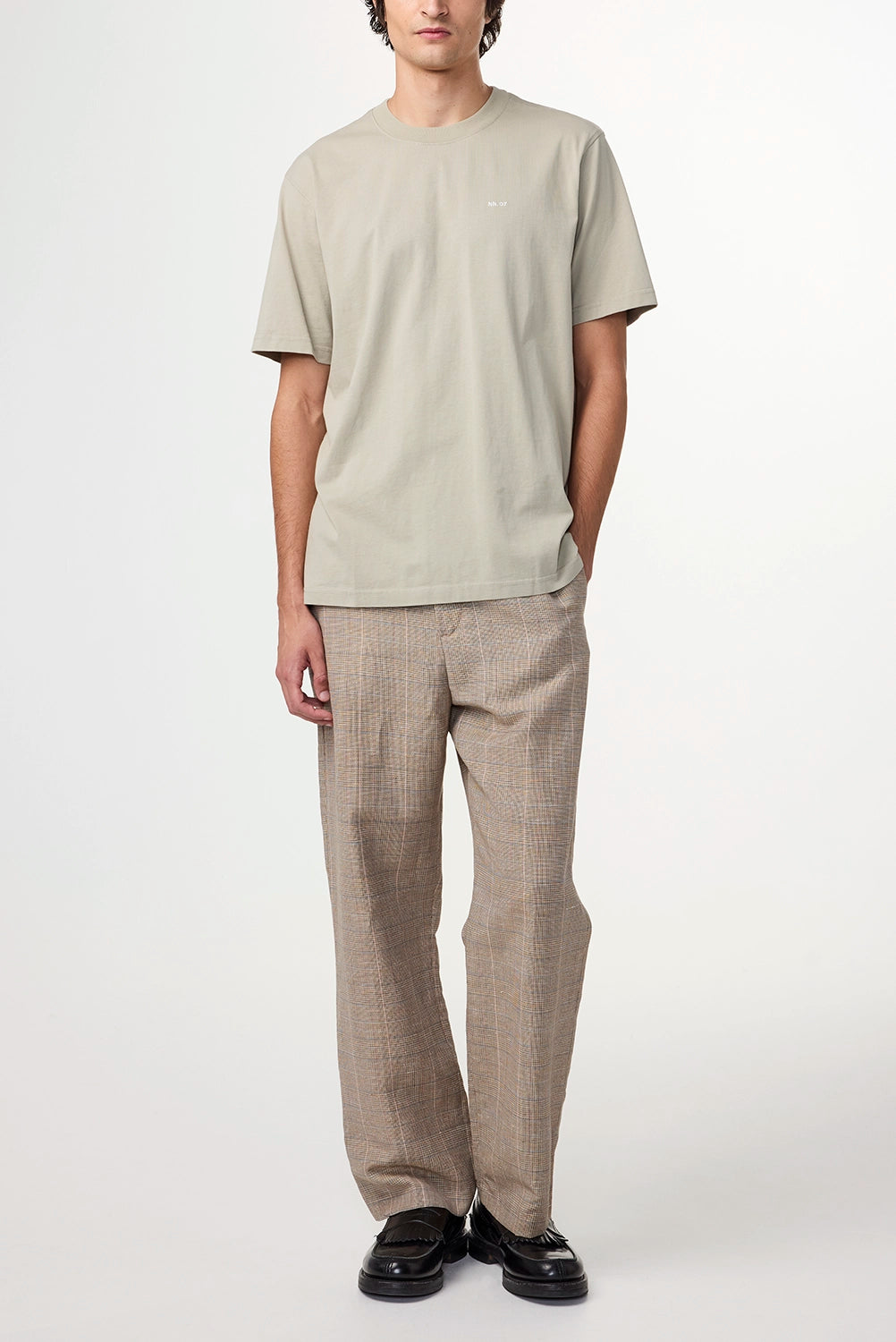 NN07 ADAM PIMA COTTON EMBROIDERED TSHIRT 3209